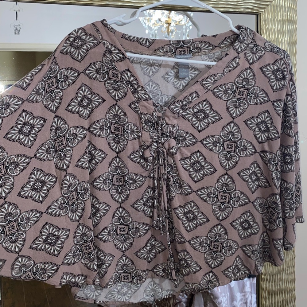 Tan blouse